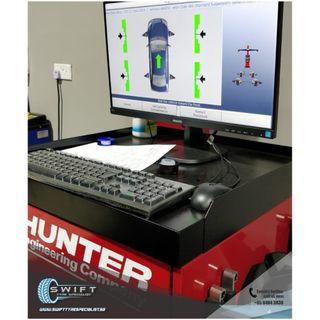Car Wheel Alignment Computerized Hunter Hawkeye