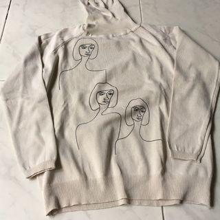 Sweatshirt korea atasan jumper korean rajut sweater