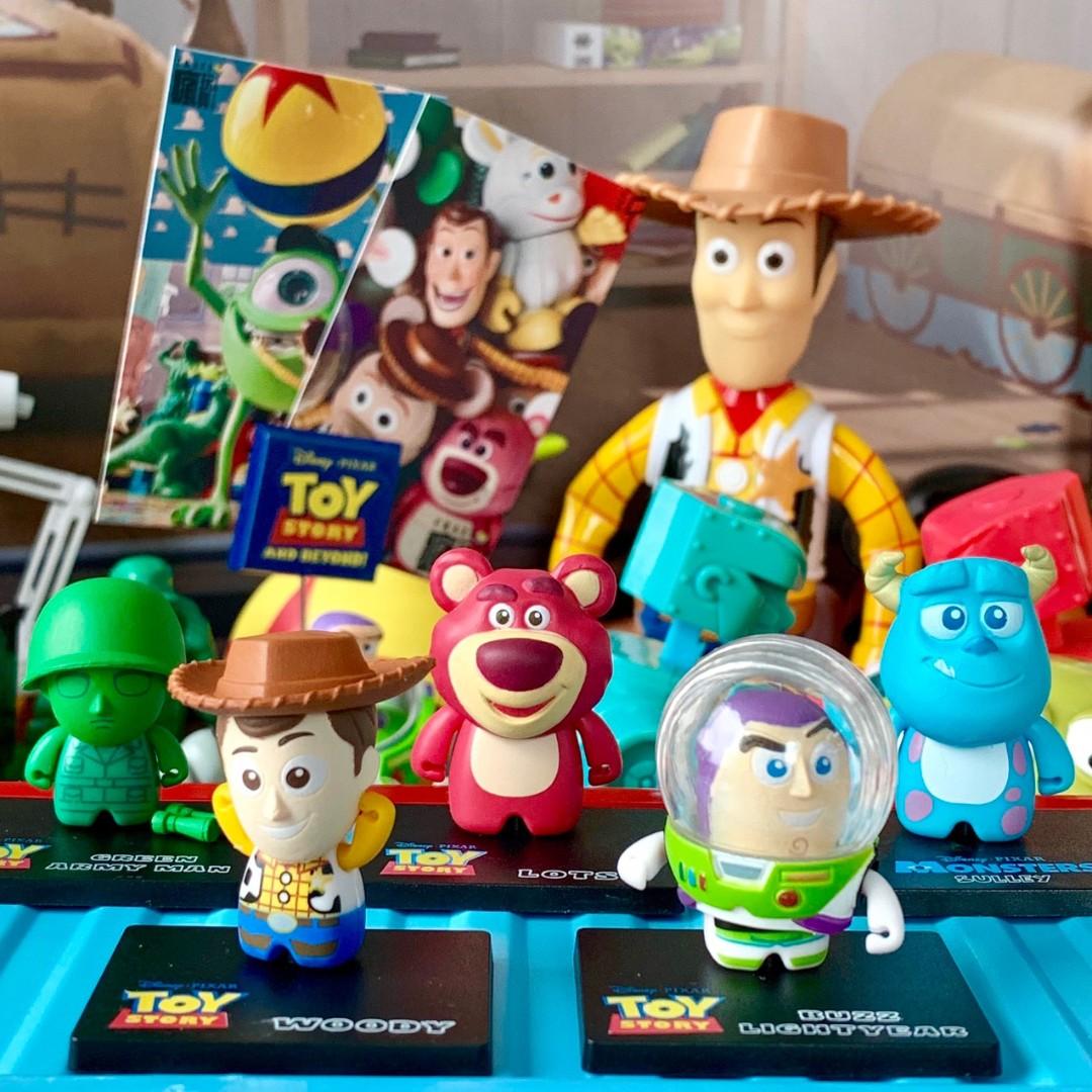 19 Pixar 扭蛋系列q版日本迪士尼皮克斯玩具總動員怪獸電力公司公仔玩具擺飾療育玩偶 玩具 其他玩具在旋轉拍賣