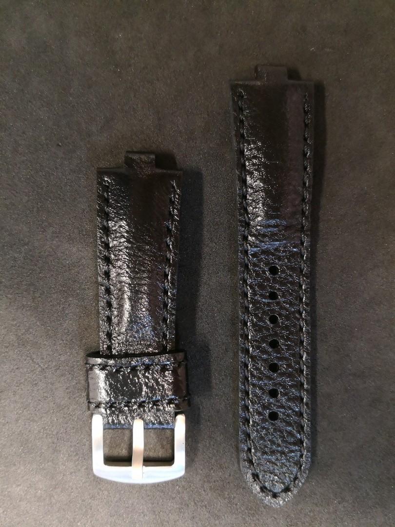 bvlgari leather watch strap