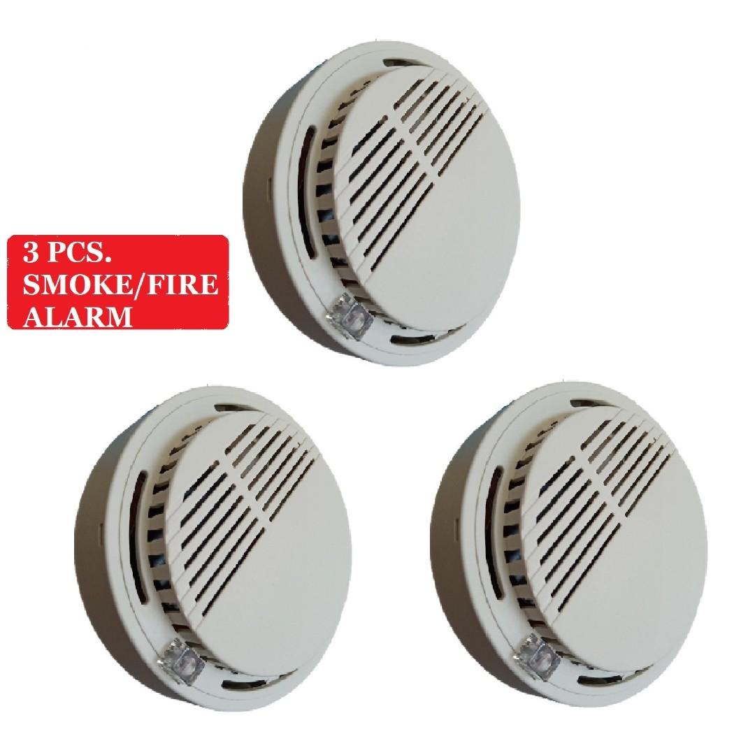 3pcs. Fire Alarm detector. Smoke detector, Audio, Other Audio Equipment