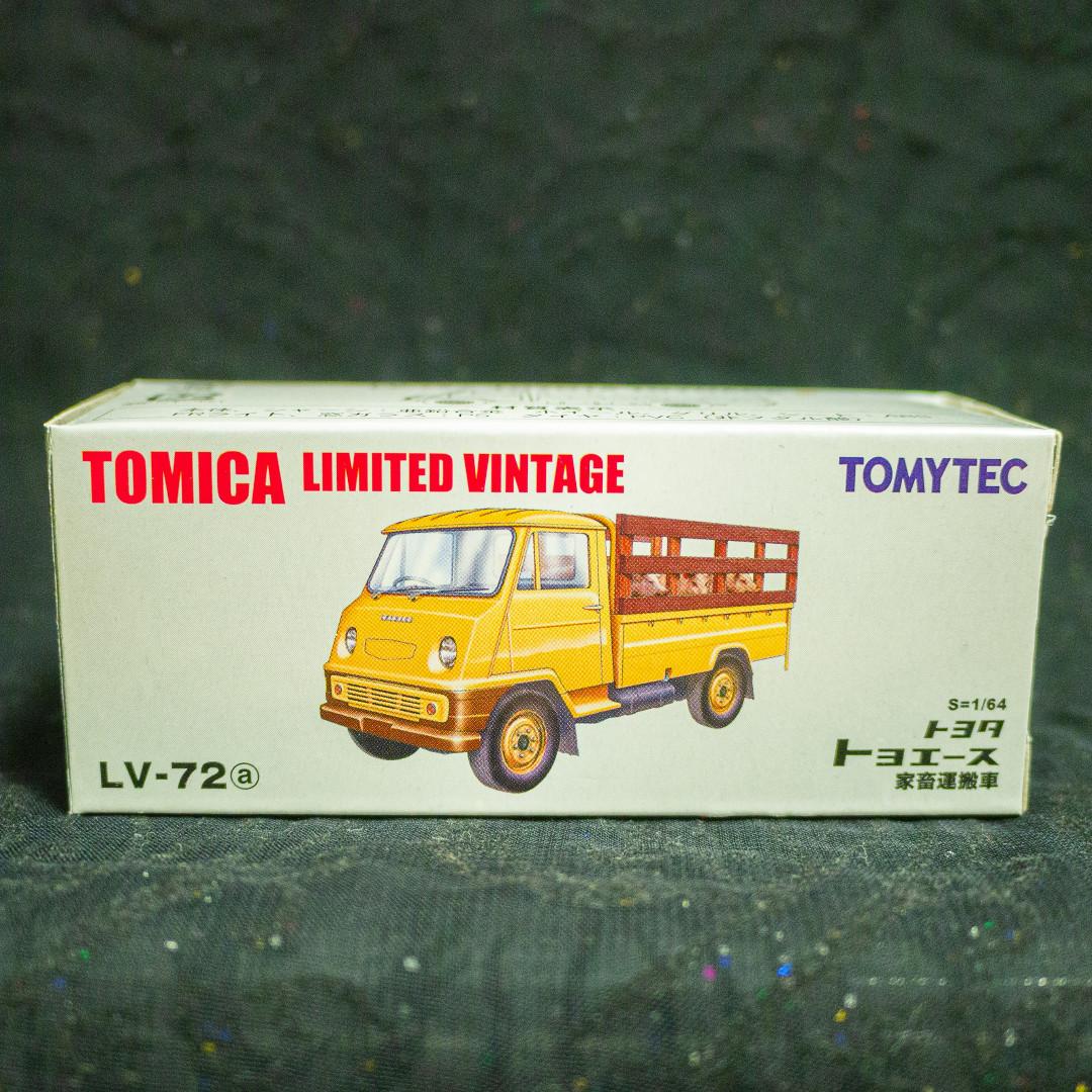 絕版takara Tomy Tomica Limited Vintage Neo Tomytec Lv 72a Toyota 豐田toyoace 家畜運搬車tlv 日版 豬車 興趣及遊戲 玩具 遊戲類 Carousell