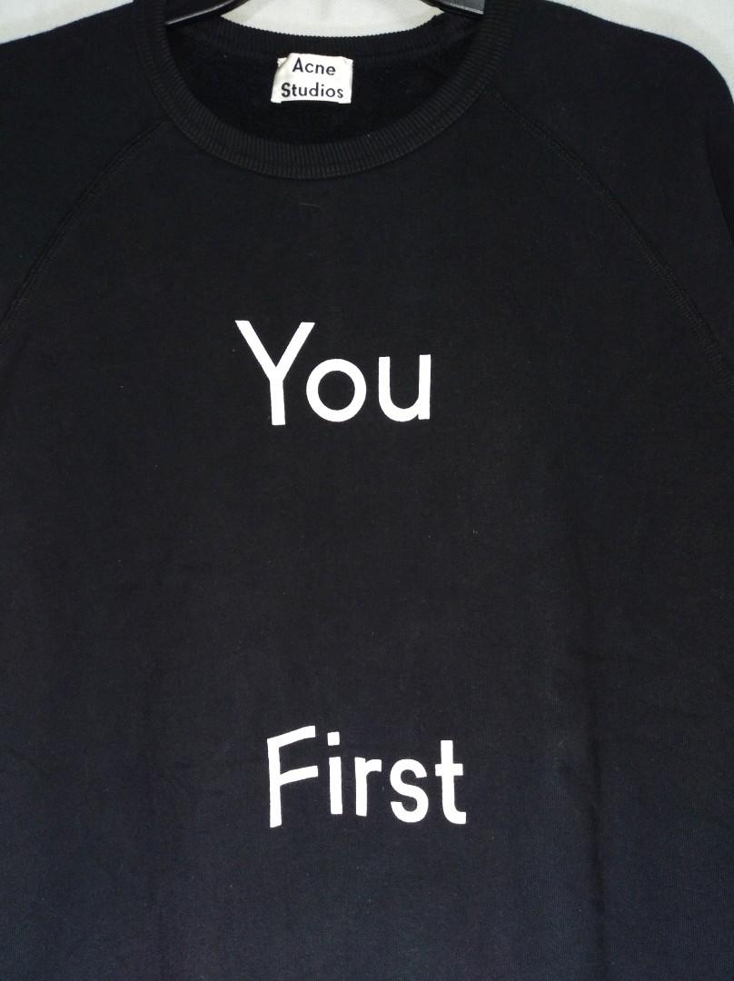 Acne studios you first sweatshirt top