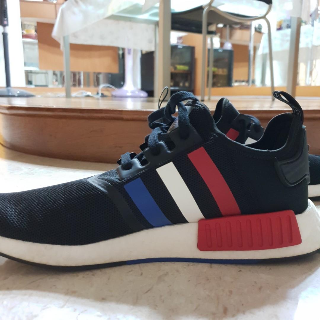 Adidas Nmd r1 tri color Japan exclusive Men s Fashion Footwear Sneakers on Carousell