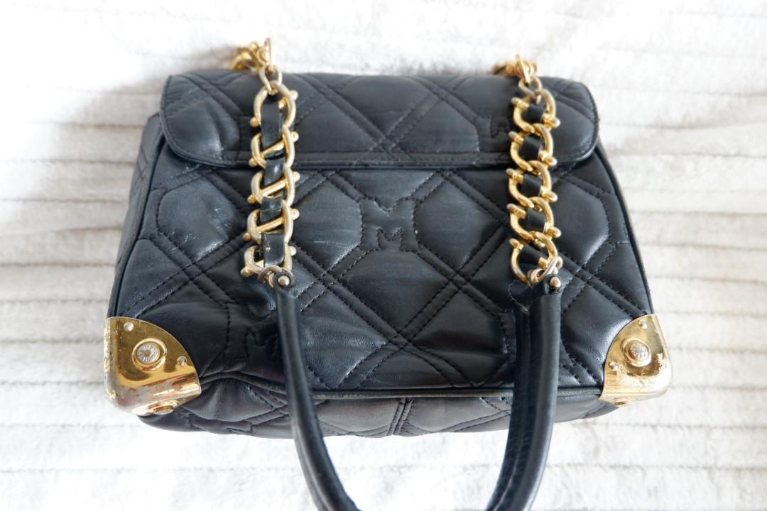 Metrocity Women Quilted Leather Shoulder Bag ($595) ❤ liked on