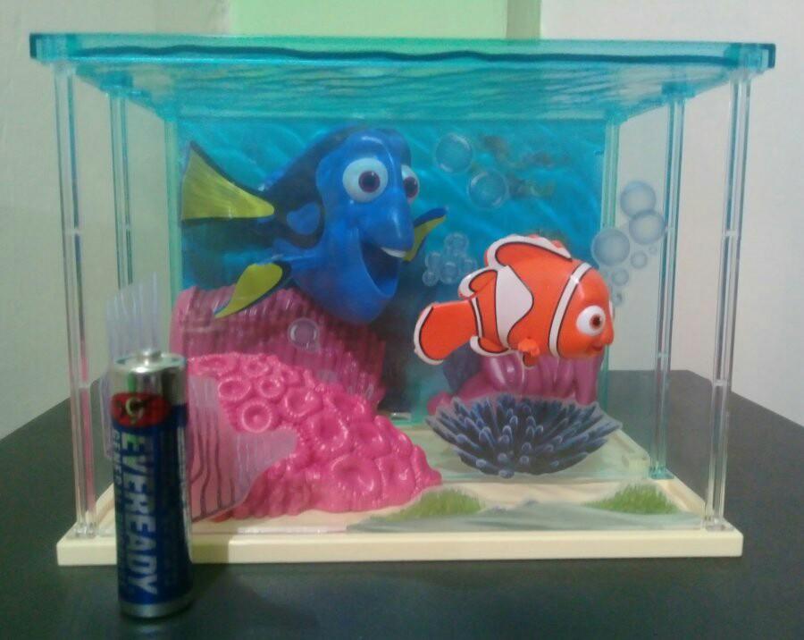 Bandai Finding Dory and Nemo Aquarium Model Kit (Category: Figurines & Statues) located in Imus. Submitted by mnxtoyhouse (Listing ID 242791658, Image 2). Description: Finding Dory / Nemo Aquarium Model Kit PRICE: P600 BRAND: Bandai CONDITION: Mint in Sealed Box (MISB); Built unit shown is for display only SIZE: See AA battery in pics for comparison PAYMENT: Cash/GCash/BPI MEETUP: Imus, Cavite only SHIPPING: Buyers expense via LBC/Lalamove.