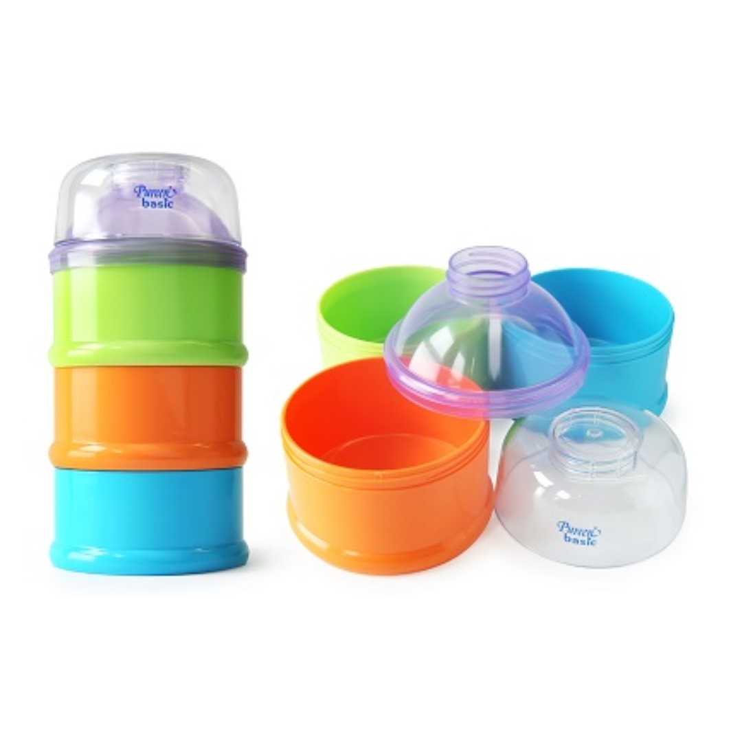 Basic 3 Tiers Milk Powder Dispenser Container Model B3TF01, Babies