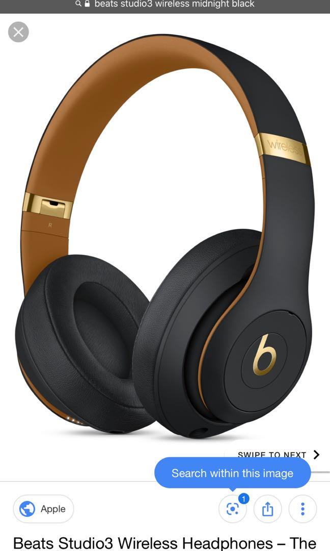 Beats studio 3 wirelesss Midnight black Audio Earphones on Carousell