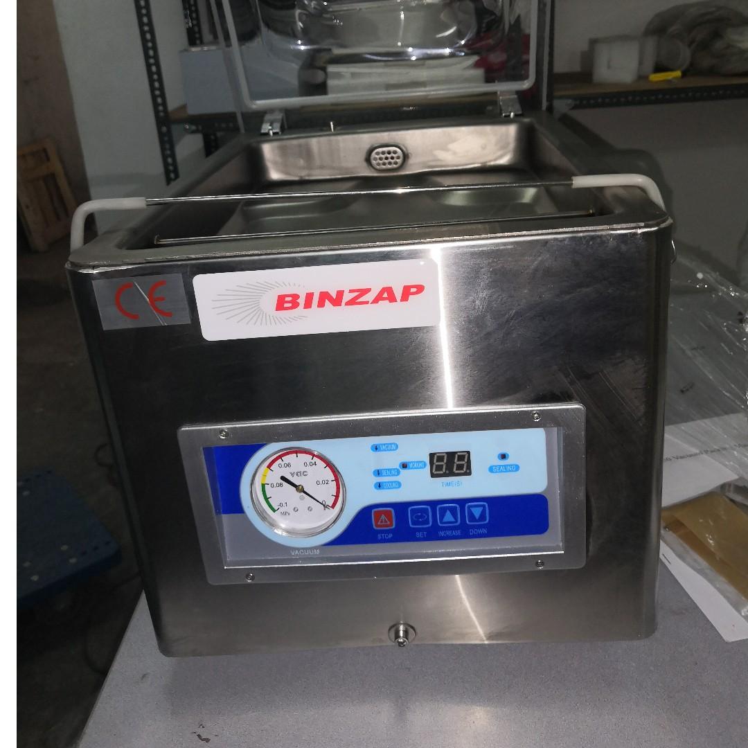 Binzap Dz260b Tabletop Vacuum Packaging Machine Vacuum Sealer Home Furniture Home Appliances Other Kitchen Appliances On Carousell