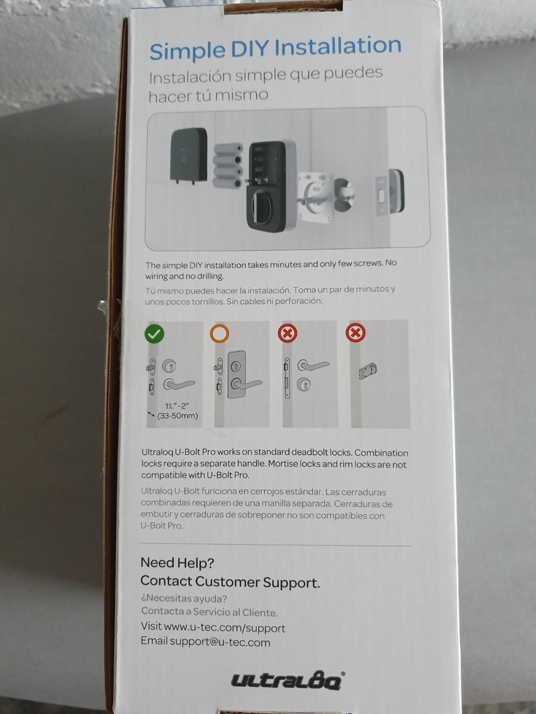 BNIB smart lock U-Bolt pro, Mobile Phones & Gadgets, Mobile & Gadget ...