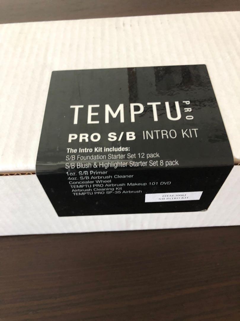 Brand New Temptu Starter Kit And Air Compressor Health Beauty