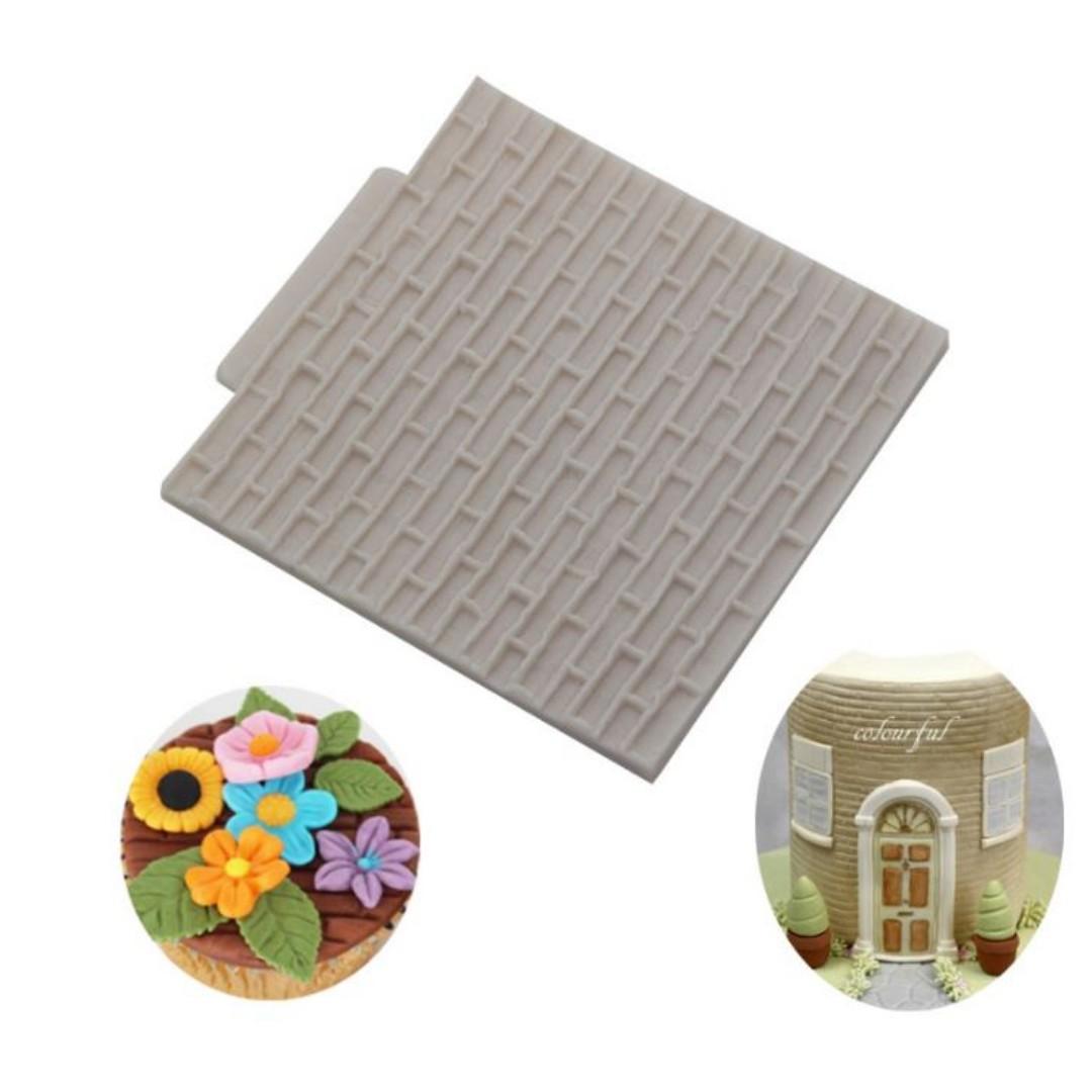 Brick Embosser Mat Brick Wall Impression Mat Texture Silicone