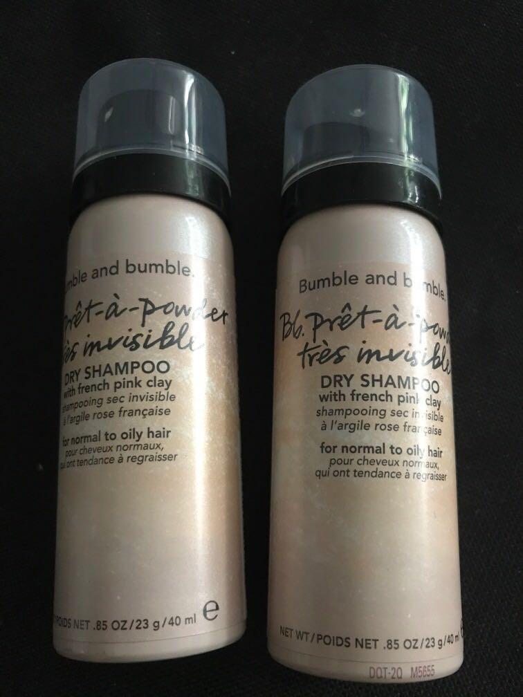 Bumble And Bumble Dry Shampoo With French Pink Clay For Normal To