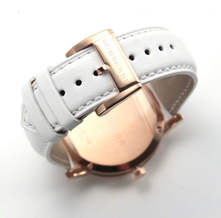 Burberry large check sale strap watch 38mm
