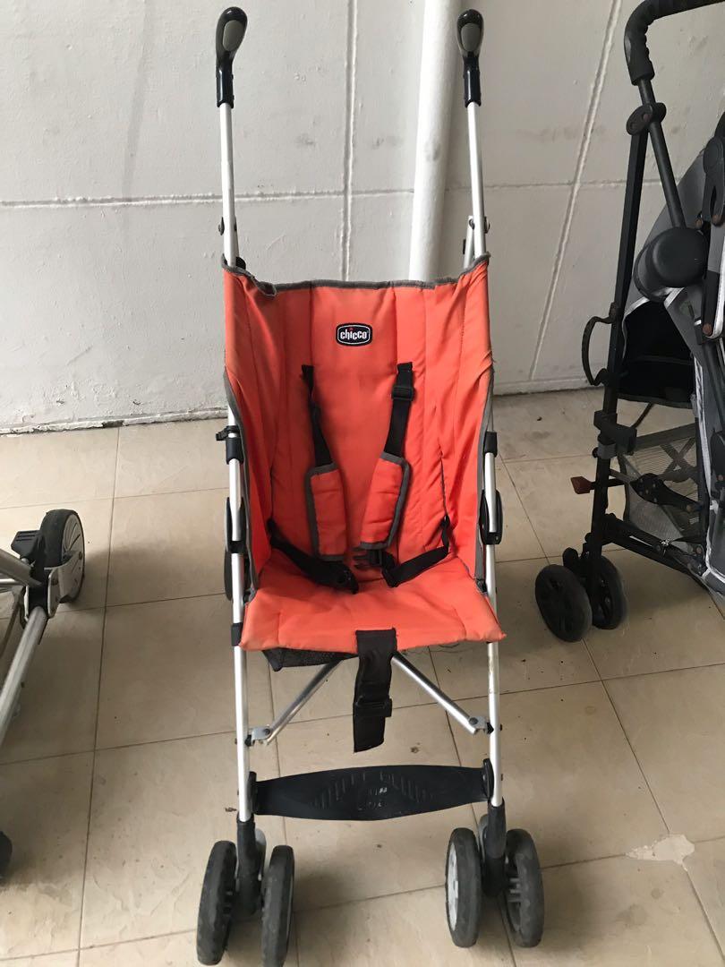 Chicco umbrella top stroller orange