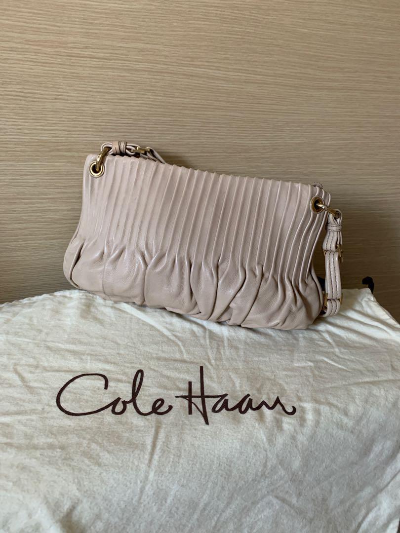 Cole haan tassel leather shoulder bag shop