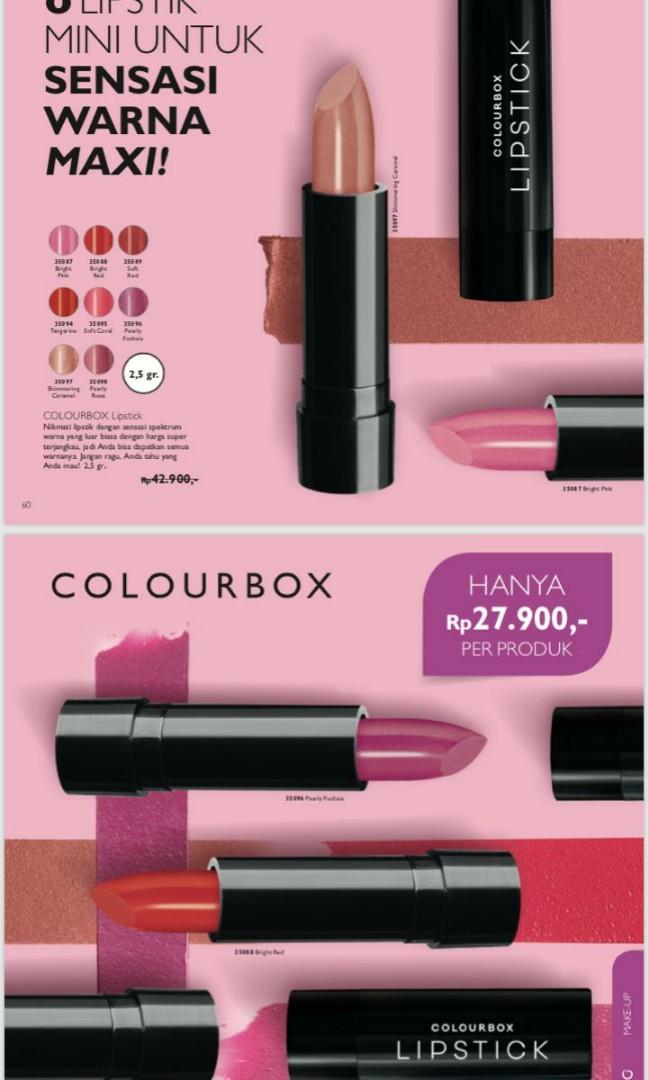 Colourbox Lipstick Oriflame Kesehatan Kecantikan Rias Wajah Di Carousell