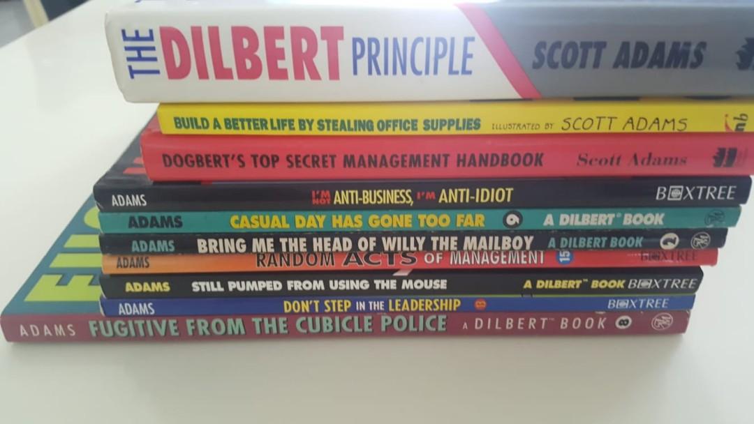 Dilbert Comic Collection Set Of 10 Books Stationery Comics