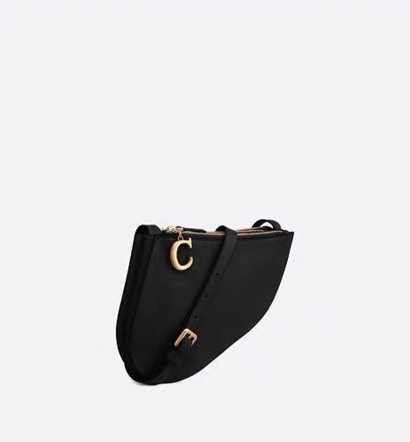 dior saddle calfskin clutch