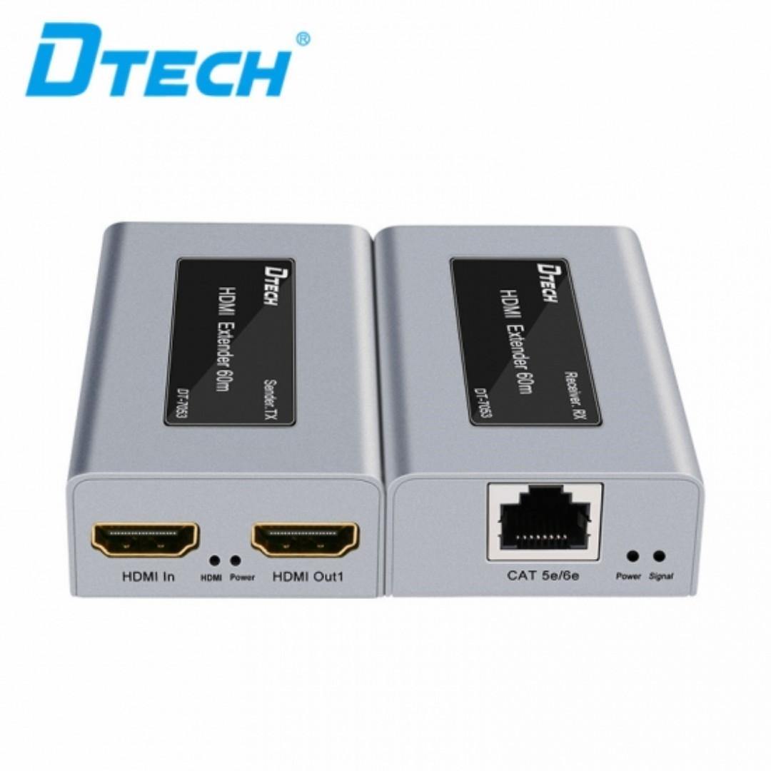 DTECH DT7053 HDMI Extender 60 Meters with IR, Audio, Other Audio
