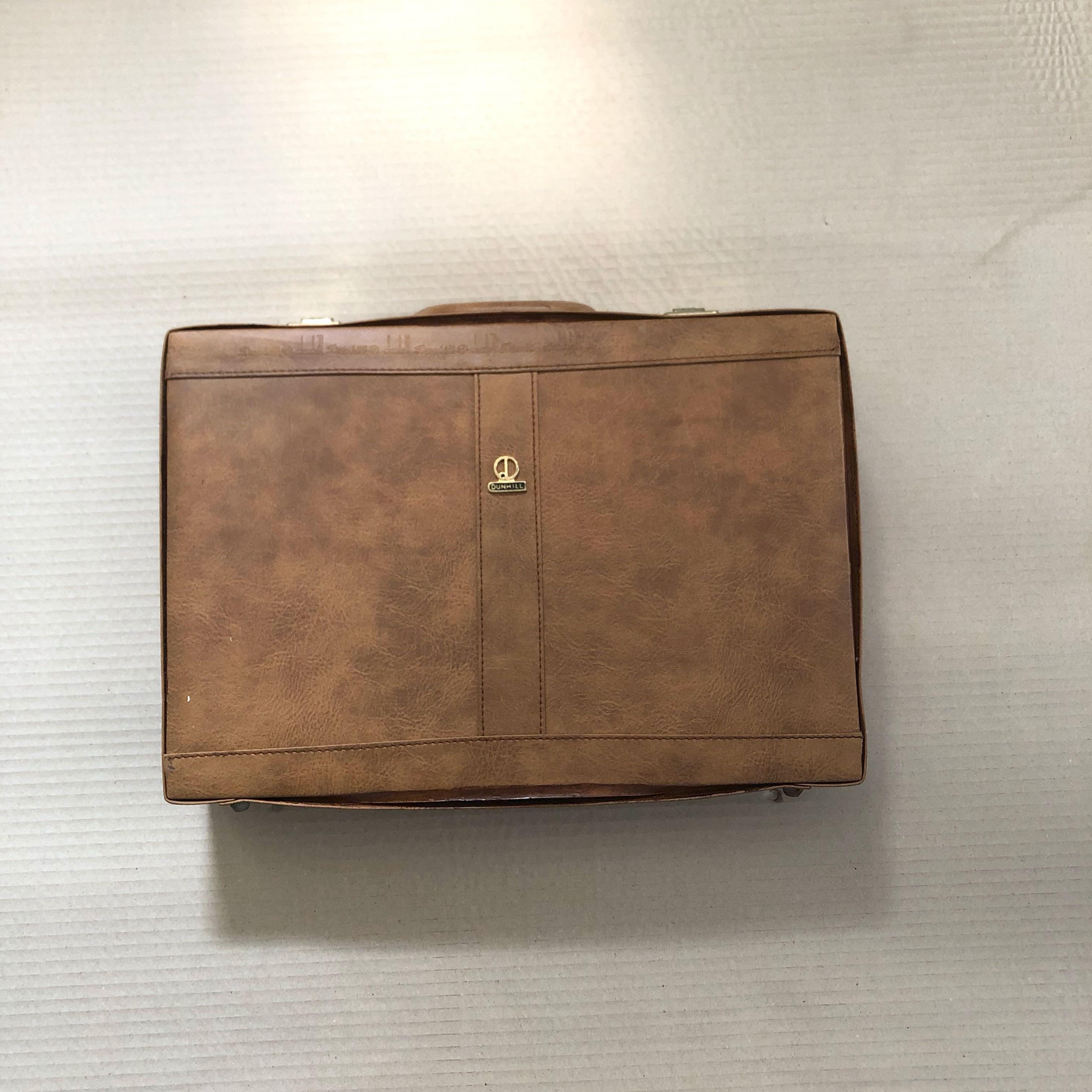 dunhill leather briefcase