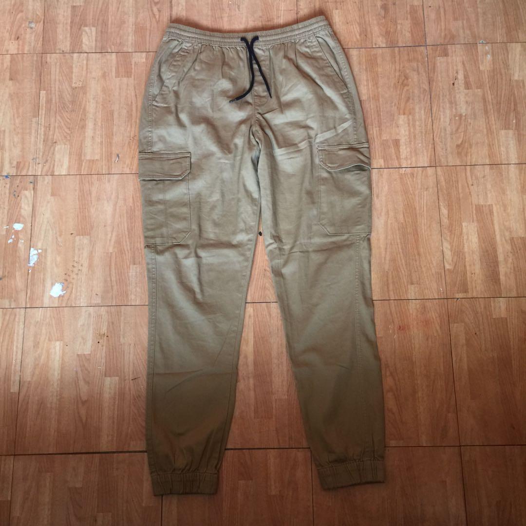 faded glory joggers khaki