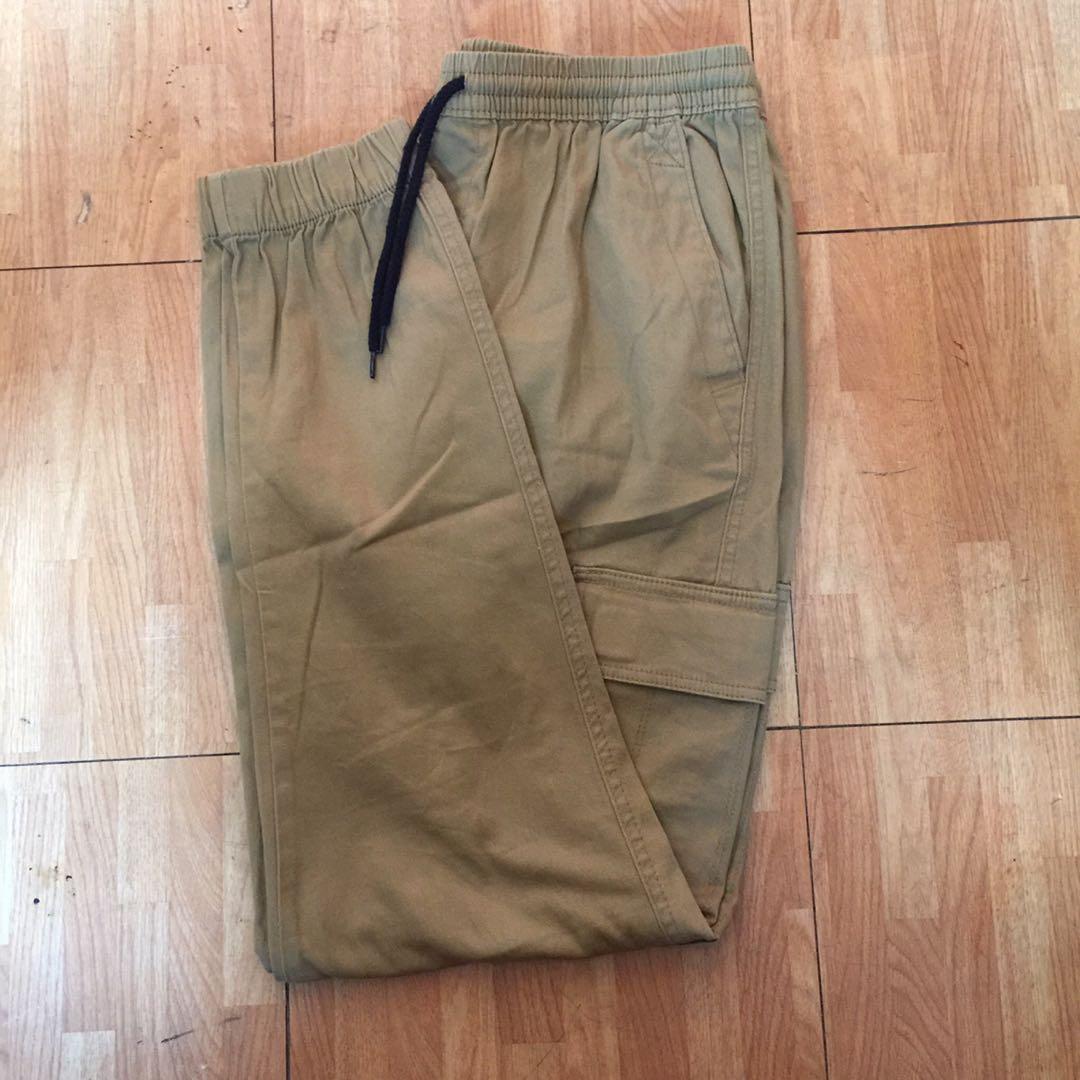 faded glory joggers khaki