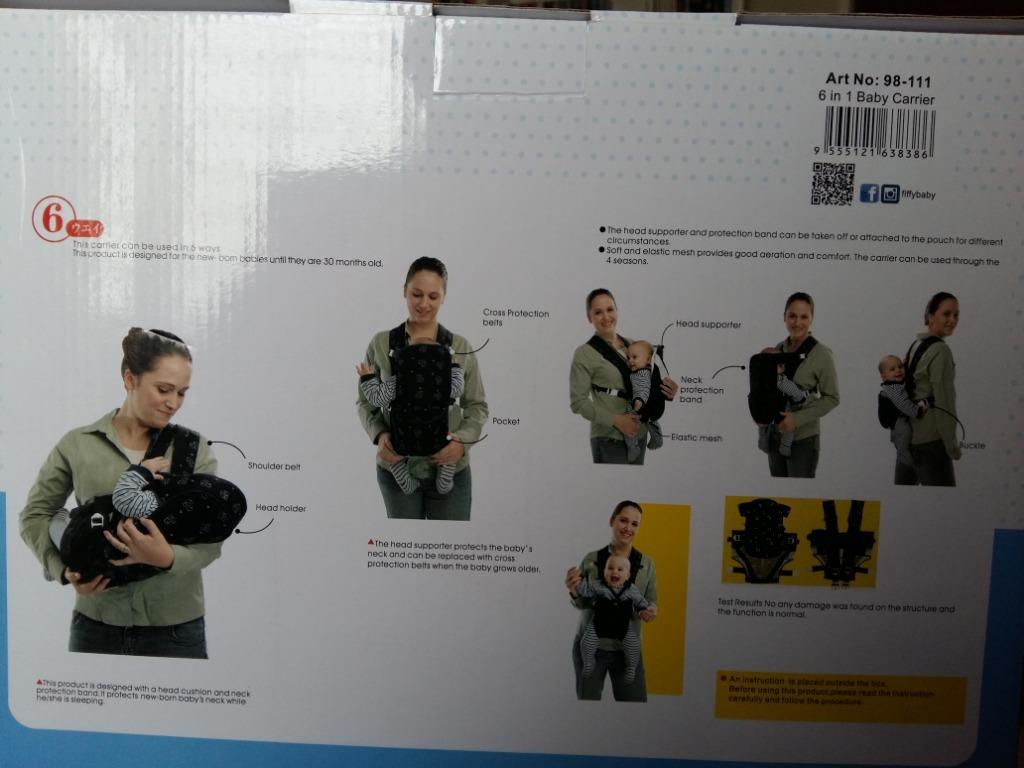 fiffy baby carrier 6 in 1