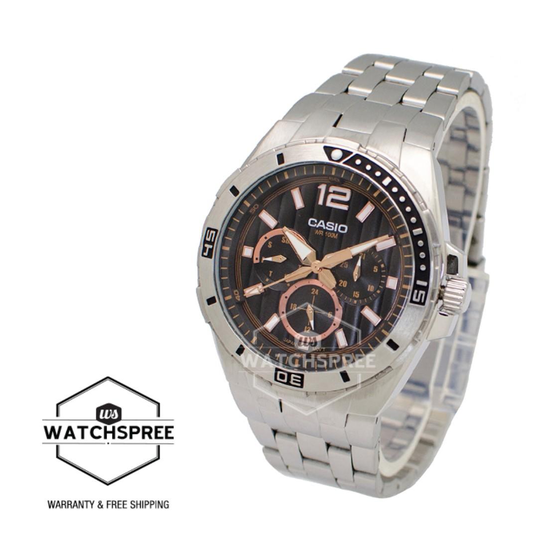 FREE DELIVERY CASIO GENUINE MTD1060D 1A3 100 Authentic with 1