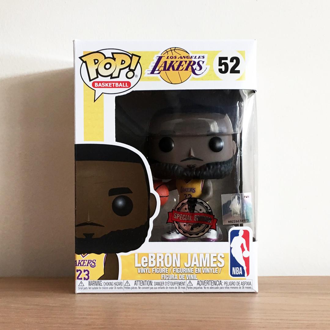 lebron james funko pop yellow