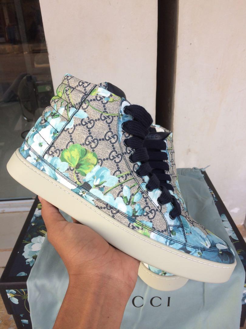 gucci bloom high top sneakers