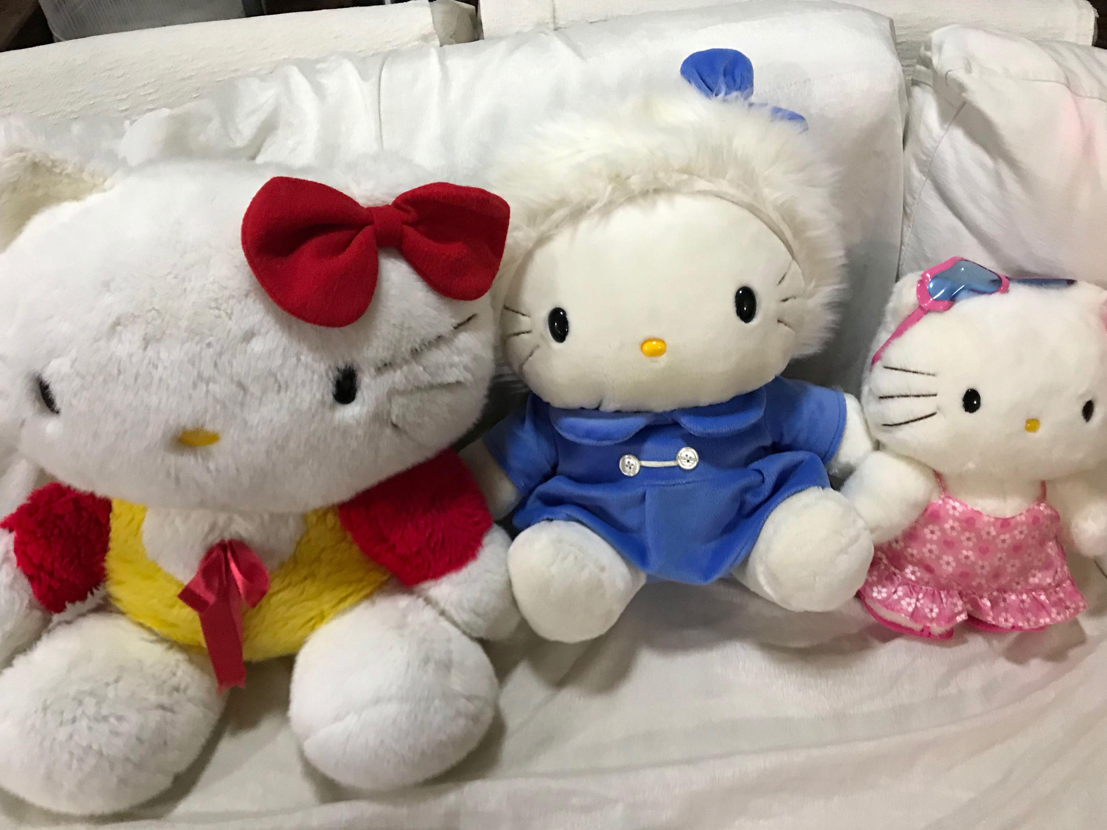hello kitty soft toy large