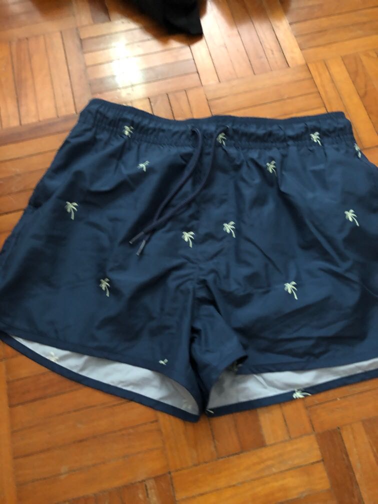 navy blue bikini shorts