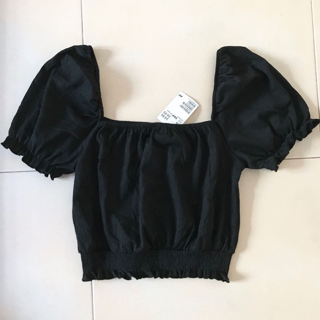 square neck top h&m