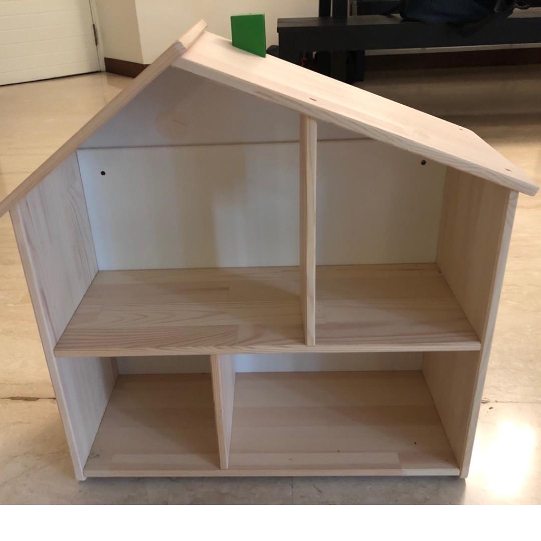 Ikea Flisat Doll S House Wall Shelf Furniture Shelves Drawers On Carousell