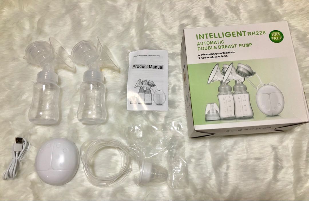 Intelligent automatic online double breast pump