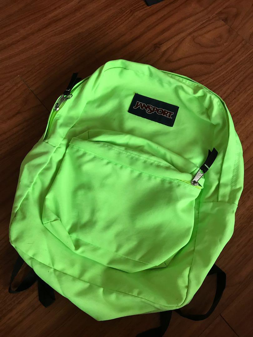 lime green jansport