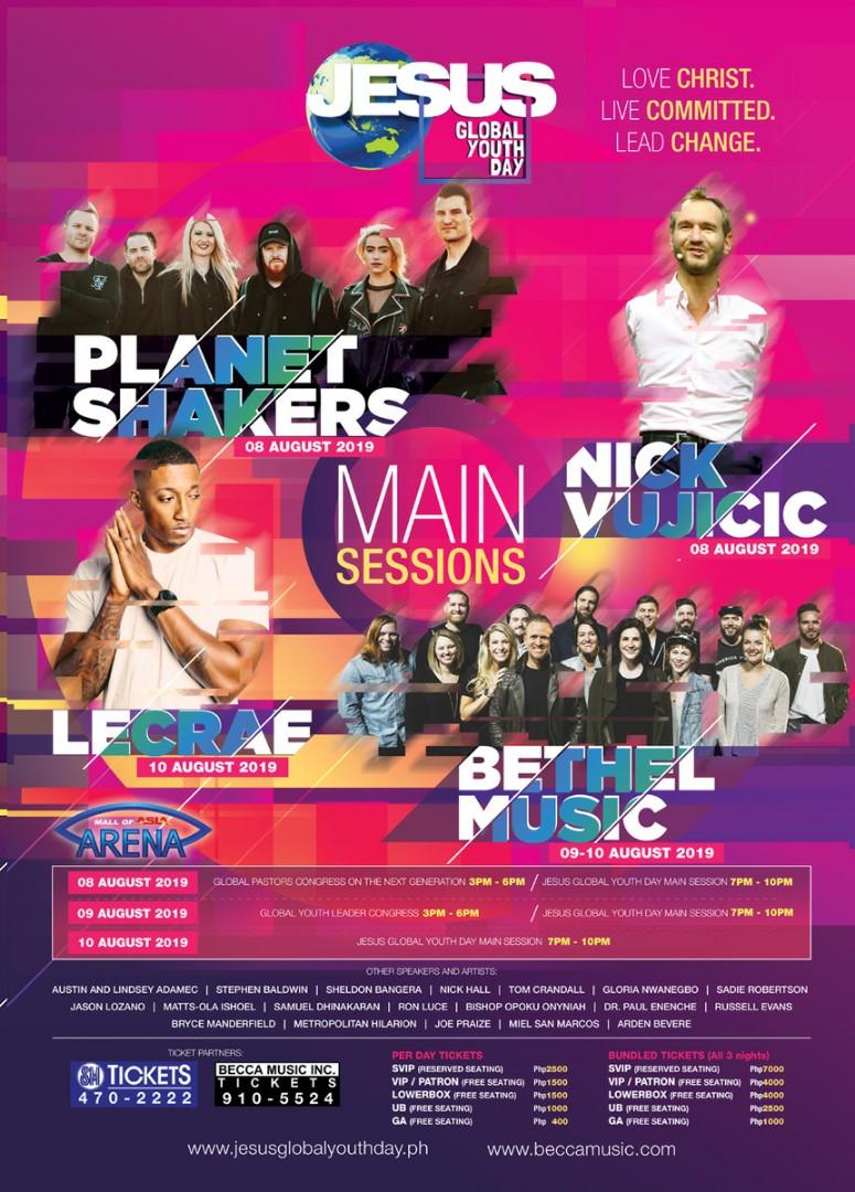 Jesus Global Youth Day Tickets Vouchers Event Tickets On Carousell