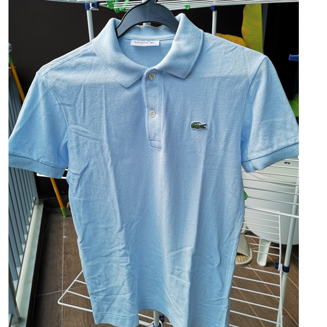 Lacoste Made In Japan Polo Sky Blue in Size 2, Men's Fashion, Tops ...