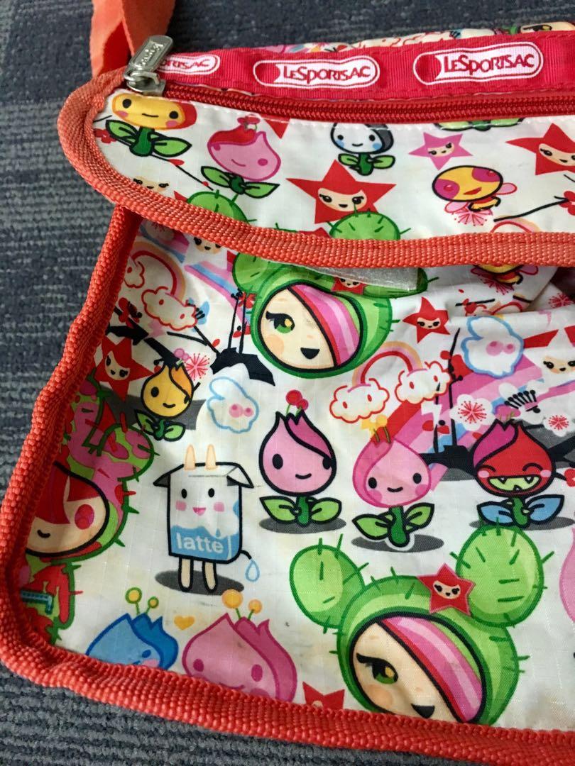 leSportsac Tokidoki bag (Category: Purses & Pouches) located in Manila. Submitted by soyfresh (Listing ID 189351446, Image 2). Description: lesportsac x tokidoki printed sling bag excellent condition .