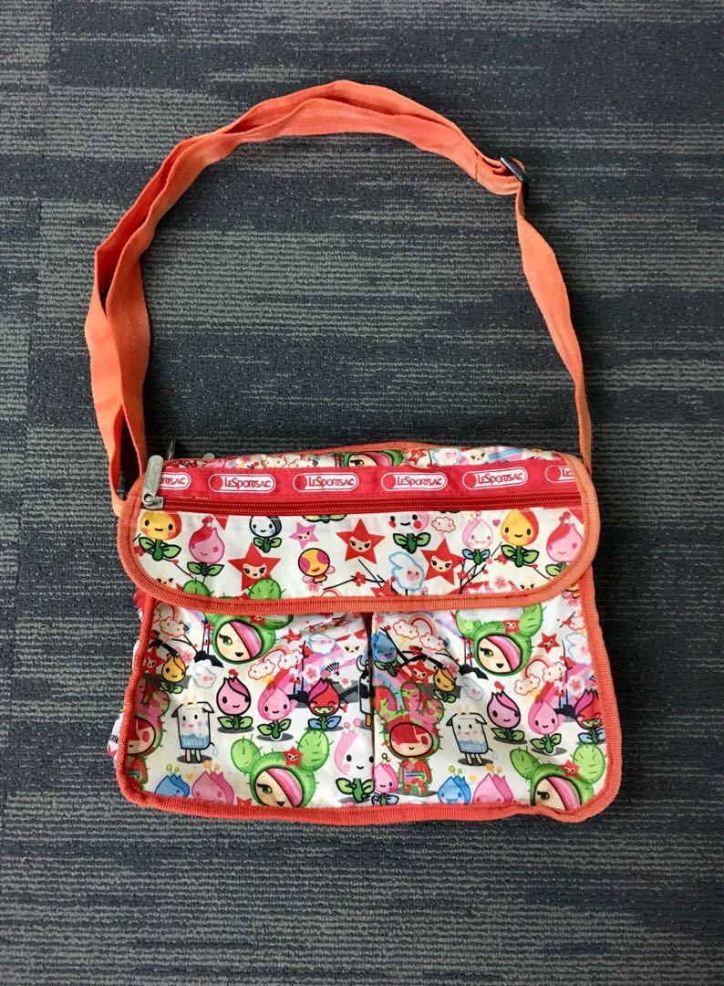leSportsac Tokidoki bag (Category: Purses & Pouches) located in Manila. Submitted by soyfresh (Listing ID 189351446, Image 1). Description: lesportsac x tokidoki printed sling bag excellent condition .