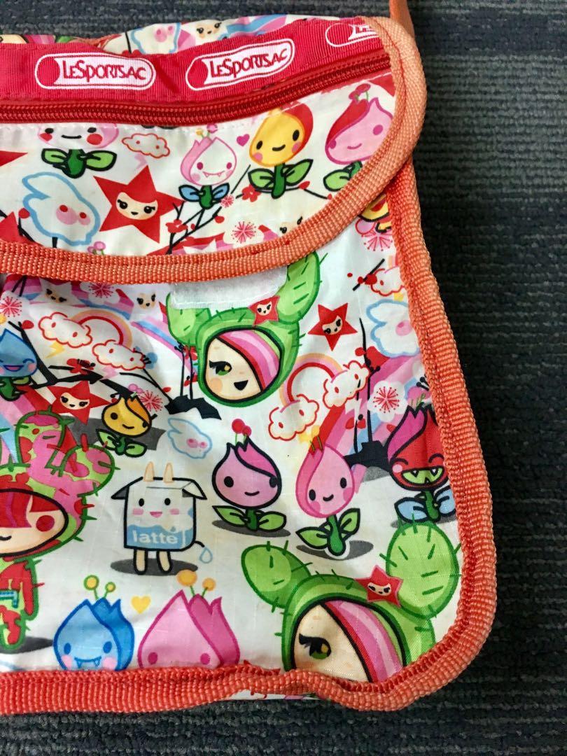 leSportsac Tokidoki bag (Category: Purses & Pouches) located in Manila. Submitted by soyfresh (Listing ID 189351446, Image 3). Description: lesportsac x tokidoki printed sling bag excellent condition .