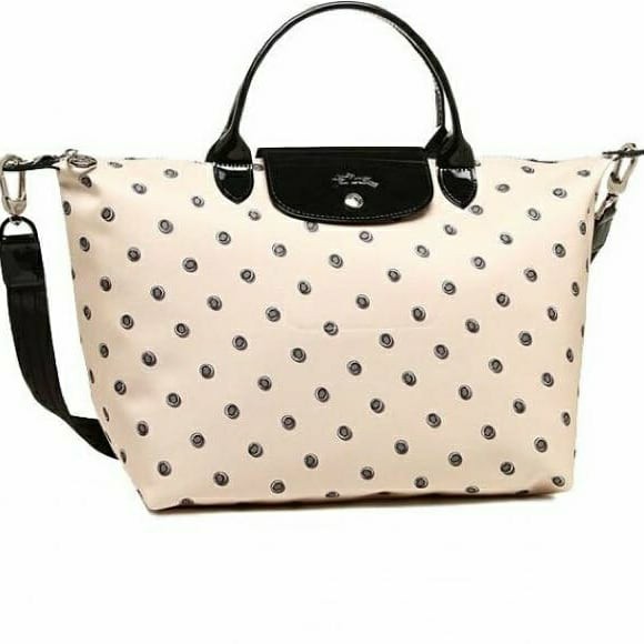 Longchamp polka dot bag sale