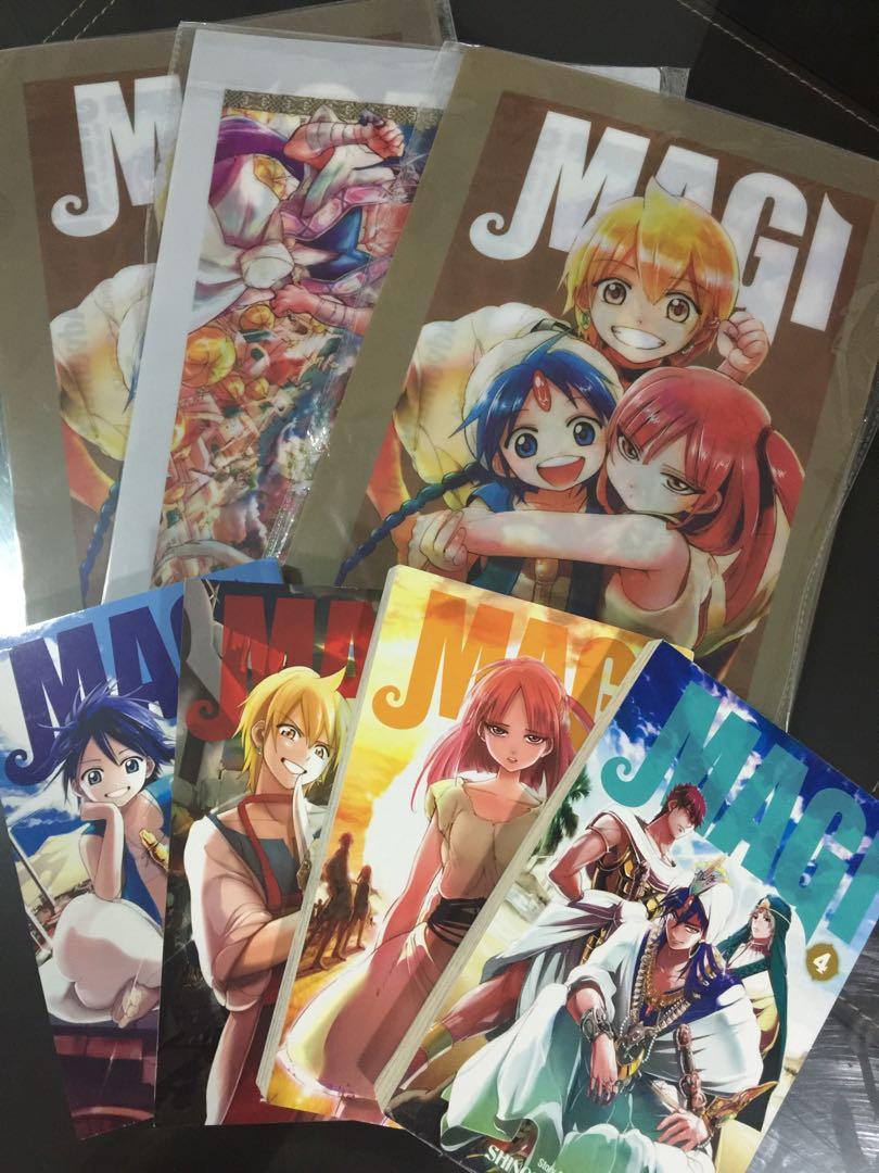 Magi Manga Vol 1 4 Free Folder Books Stationery Comics