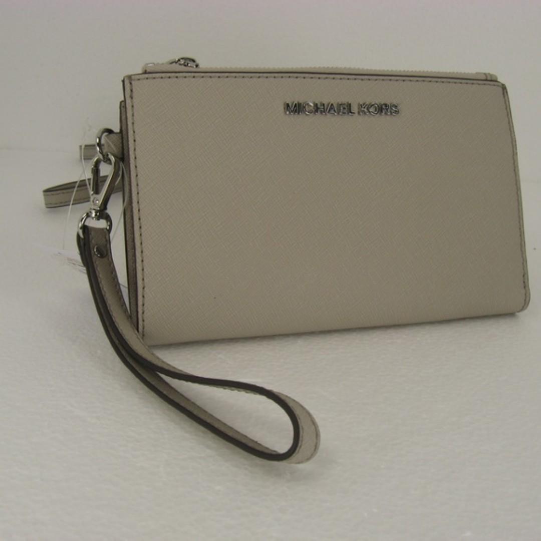 michael kors cement wallet