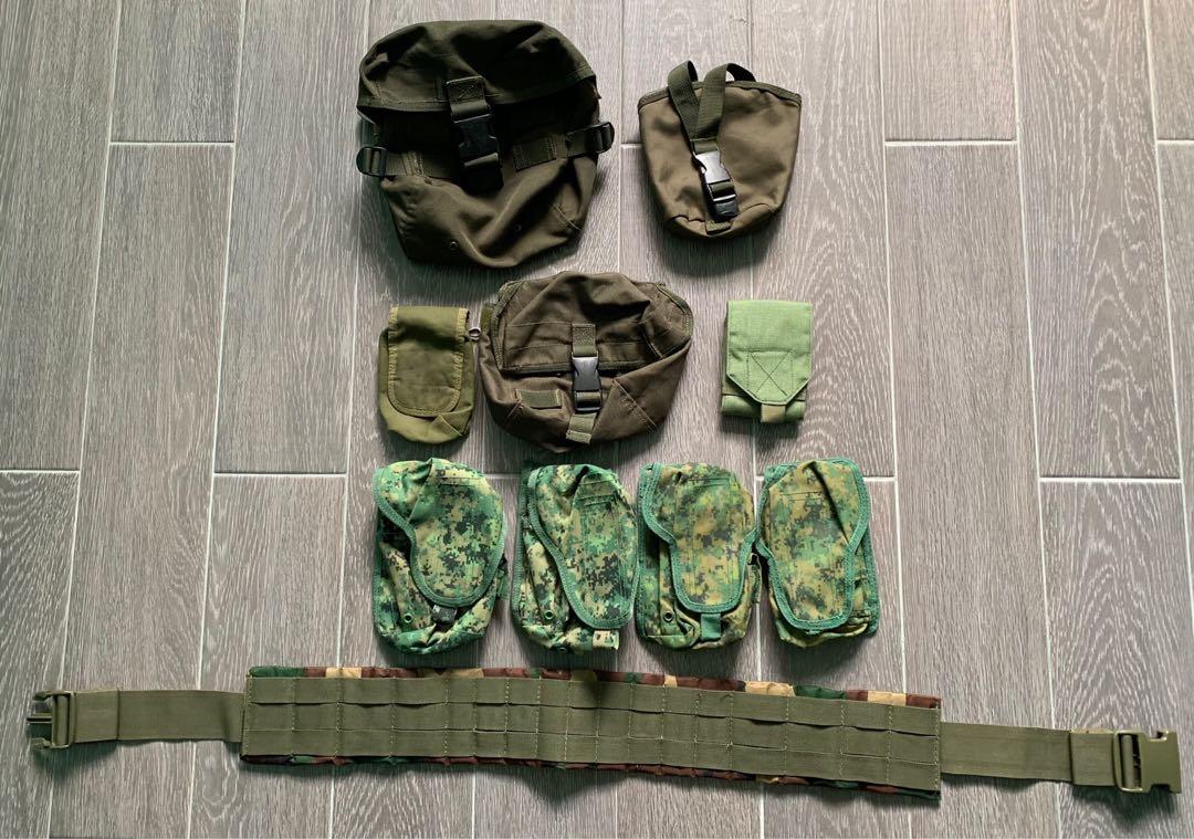 army belt with pouches