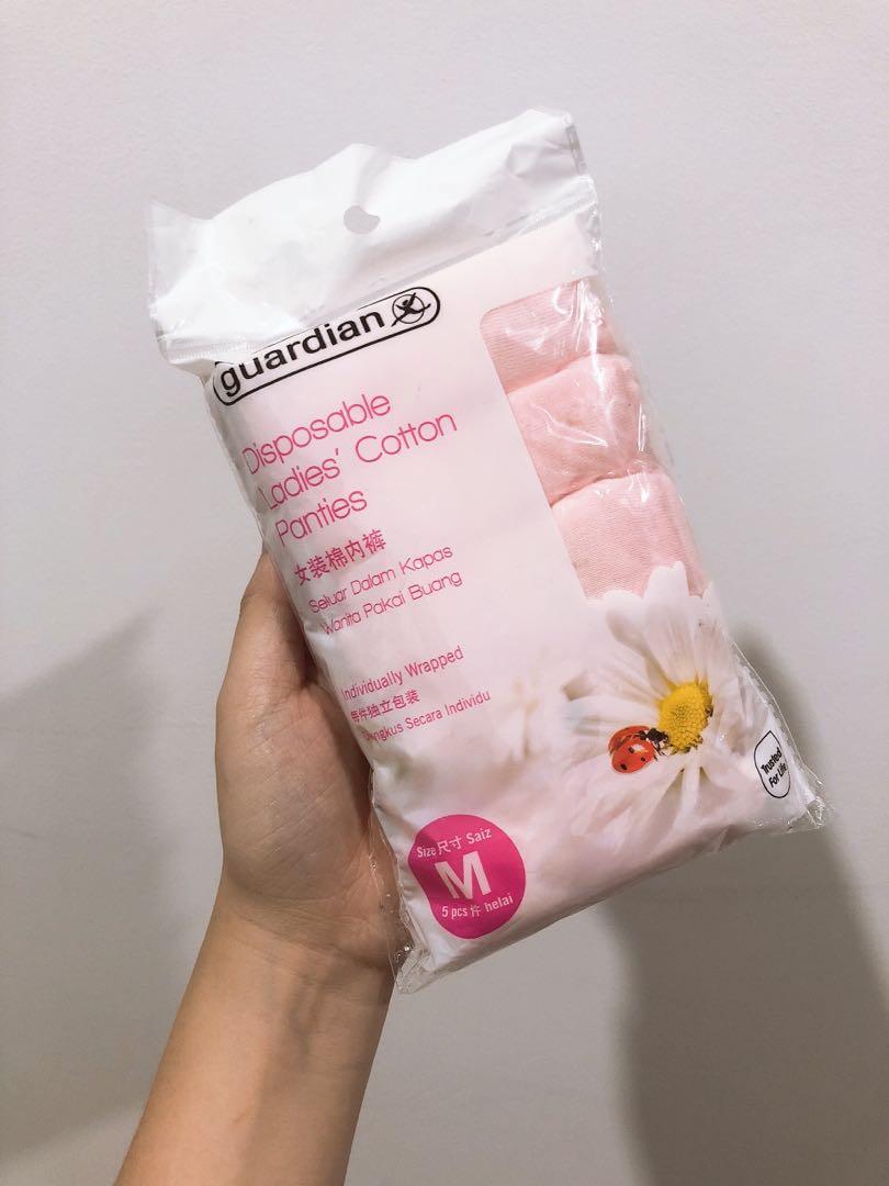NEW Guardian Disposable COTTON panties (5 pieces), Women's Fashion