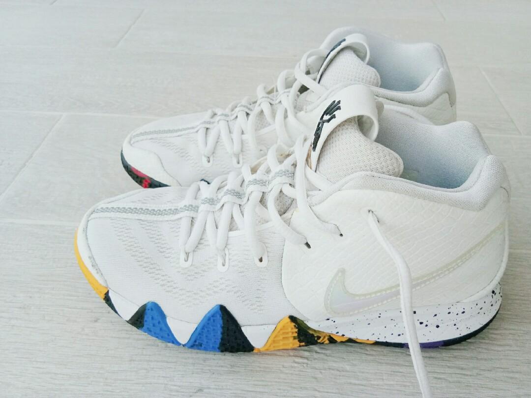 kyrie 4 basketball shoes white