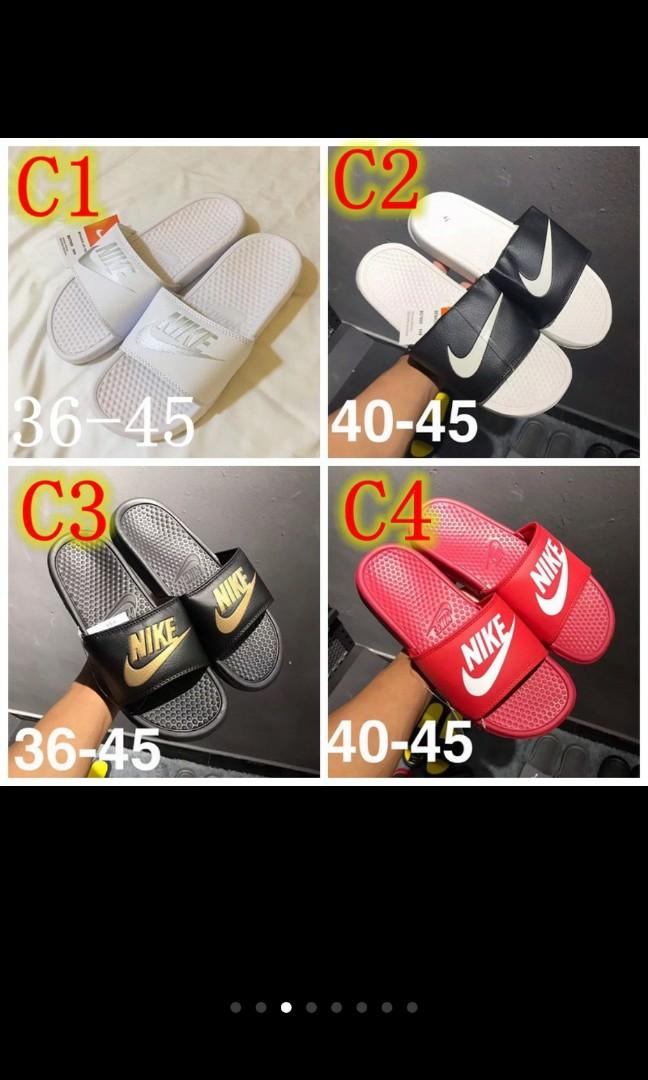 NIKE SLIPPERS SLIDERS Men s Fashion Footwear Flipflops and Slides on Carousell