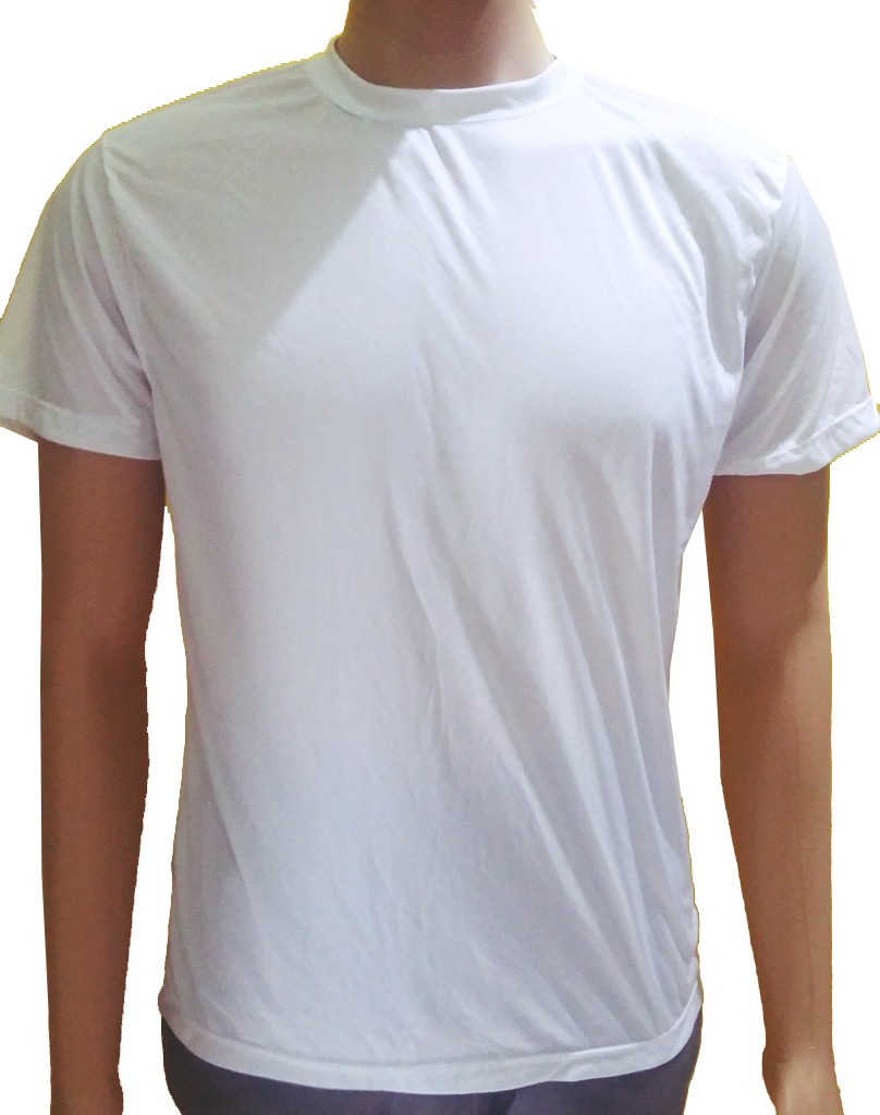 Plain White Drifit T-Shirt, Men's 